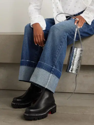 Christian Louboutin St Emilia Pyraclou Studded Leather Chelsea Boots | Thumbnail 2