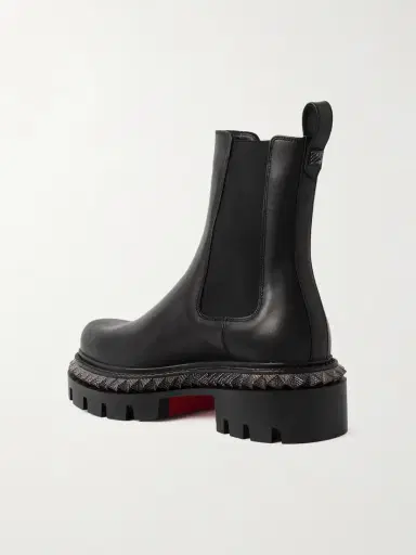 Christian Louboutin St Emilia Pyraclou Studded Leather Chelsea Boots | Thumbnail 3