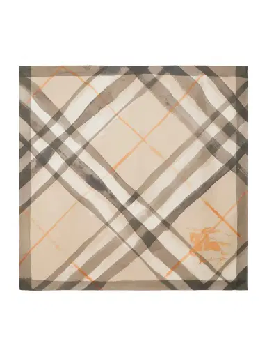 Burberry Printed Silk-twill Scarf | Thumbnail 1 Burberry Printed Silk-twill Scarf | Thumbnail 1