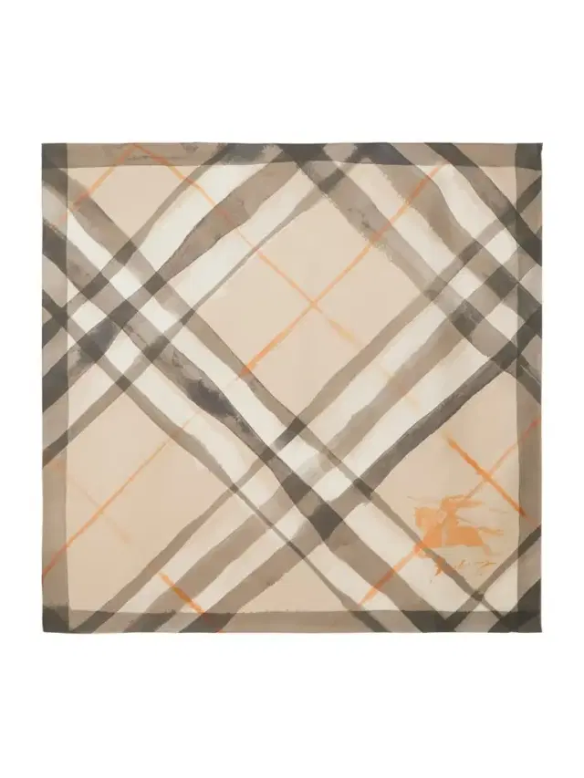 Burberry Printed Silk-twill Scarf