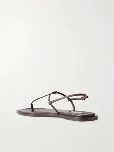 TOTEME T-strap Leather Flats | Thumbnail 3