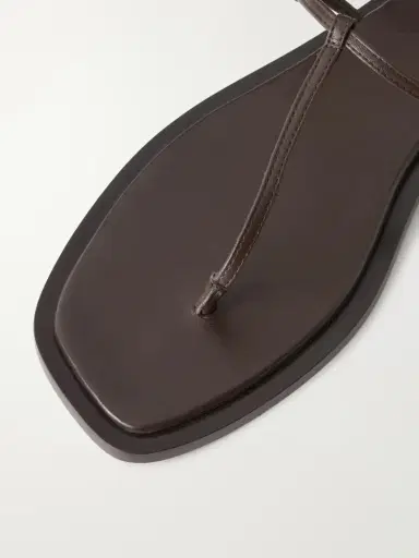 TOTEME T-strap Leather Flats | Thumbnail 5