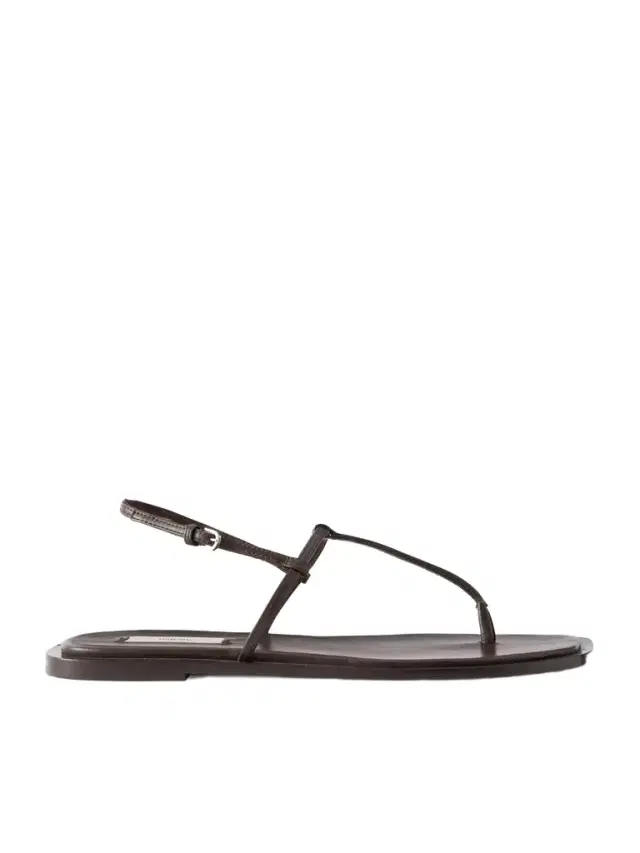 TOTEME T-strap Leather Flats