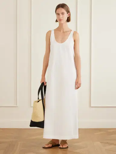 TOTEME Cotton-poplin Midi Dress | Thumbnail 2 TOTEME Cotton-poplin Midi Dress | Thumbnail 2