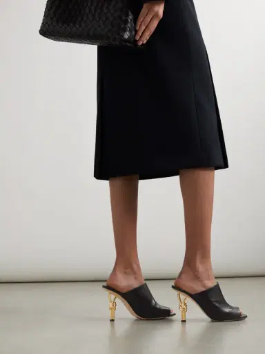 Bottega Veneta Leather Mules | Thumbnail 2 Bottega Veneta Leather Mules | Thumbnail 2