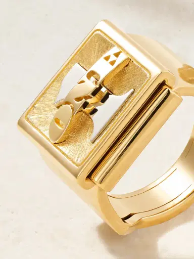 Marie Lichtenberg Buck Small 18-karat Yellow And White Gold Ring | Thumbnail 4