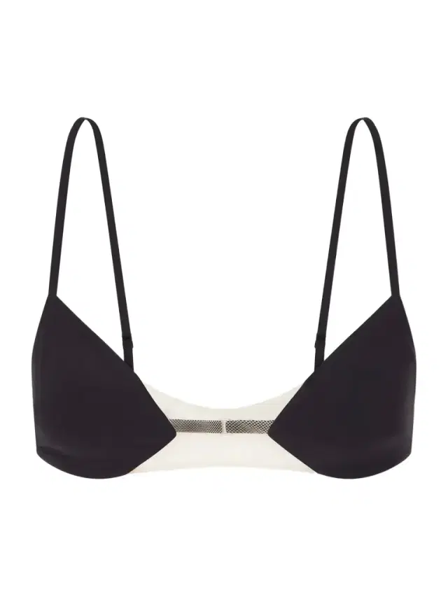 Tulle-trimmed Bra