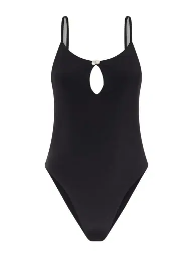 SARA CRISTINA Pearl Embellished Ribbed Swimsuit | Thumbnail 1 SARA CRISTINA Pearl Embellished Ribbed Swimsuit | Thumbnail 1