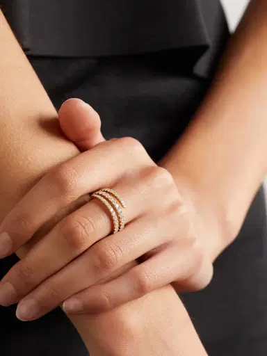 Anita Ko Coil 18-karat Gold Diamond Ring | Thumbnail 2 Anita Ko Coil 18-karat Gold Diamond Ring | Thumbnail 2