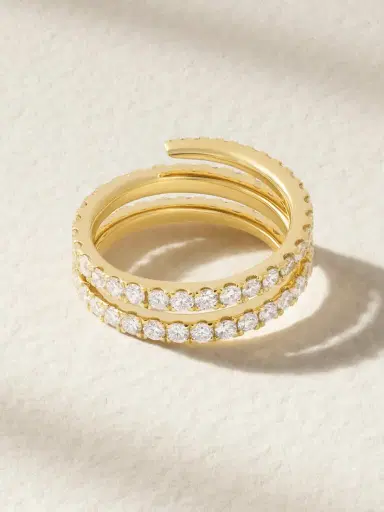 Anita Ko Coil 18-karat Gold Diamond Ring | Thumbnail 3 Anita Ko Coil 18-karat Gold Diamond Ring | Thumbnail 3
