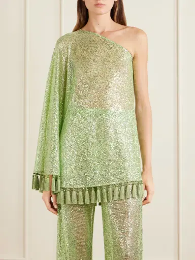 Taller Marmo Sequined Fringed Blouse | Thumbnail 3 Taller Marmo Sequined Fringed Blouse | Thumbnail 3