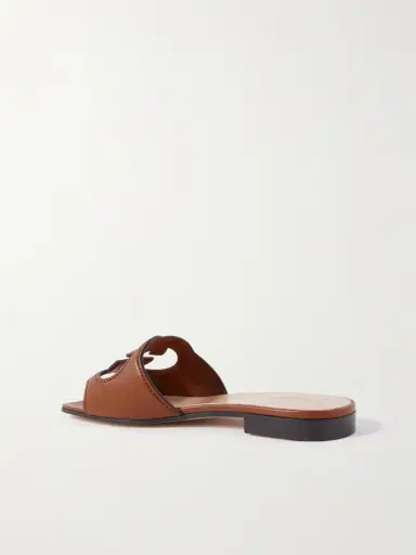 Gucci Cutout Leather Slides | Thumbnail 3 Gucci Cutout Leather Slides | Thumbnail 3