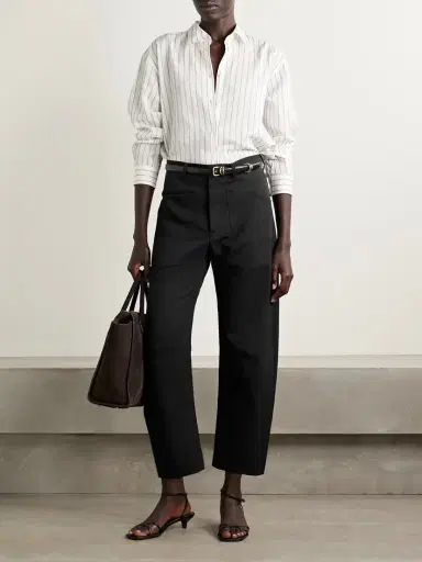 Nili Lotan Shon Wool-twill Tapered Pants | Thumbnail 2 Nili Lotan Shon Wool-twill Tapered Pants | Thumbnail 2