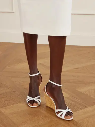 Aquazzura Tati 85 Leather Wedge Sandals | Thumbnail 2 Aquazzura Tati 85 Leather Wedge Sandals | Thumbnail 2