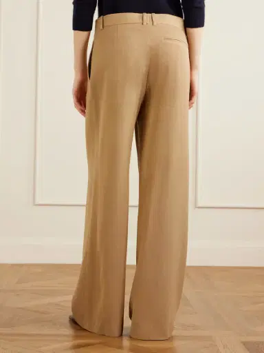 The Row Dender Silk-twill Wide-leg Pants | Thumbnail 4