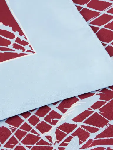 Altuzarra Fishnet Printed Silk-twill Scarf | Thumbnail 4