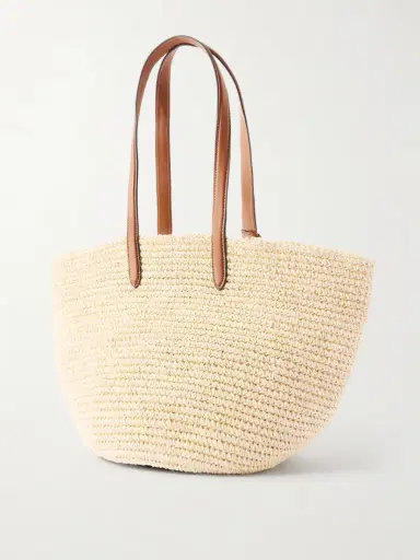 Hunting Season Market Leather-trimmed Woven Fique Tote | Thumbnail 4 Hunting Season Market Leather-trimmed Woven Fique Tote | Thumbnail 4