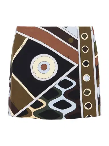 PUCCI Printed Wool Mini Skirt | Thumbnail 1