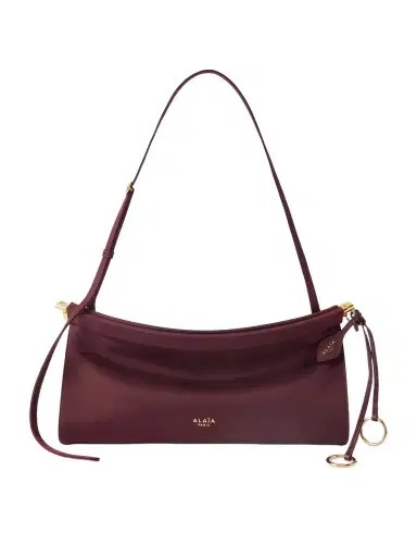 Alaïa Le Click E/w Medium Satin-twill Shoulder Bag | Thumbnail 1 Alaïa Le Click E/w Medium Satin-twill Shoulder Bag | Thumbnail 1