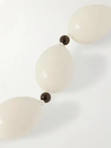 Gohar World Host Egg Silver, Porcelain And Quartz Necklace | Thumbnail 4 Gohar World Host Egg Silver, Porcelain And Quartz Necklace | Thumbnail 4