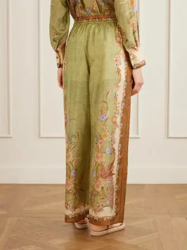 Zimmermann Indra Printed Silk Wide-leg Pants | Thumbnail 4 Zimmermann Indra Printed Silk Wide-leg Pants | Thumbnail 4