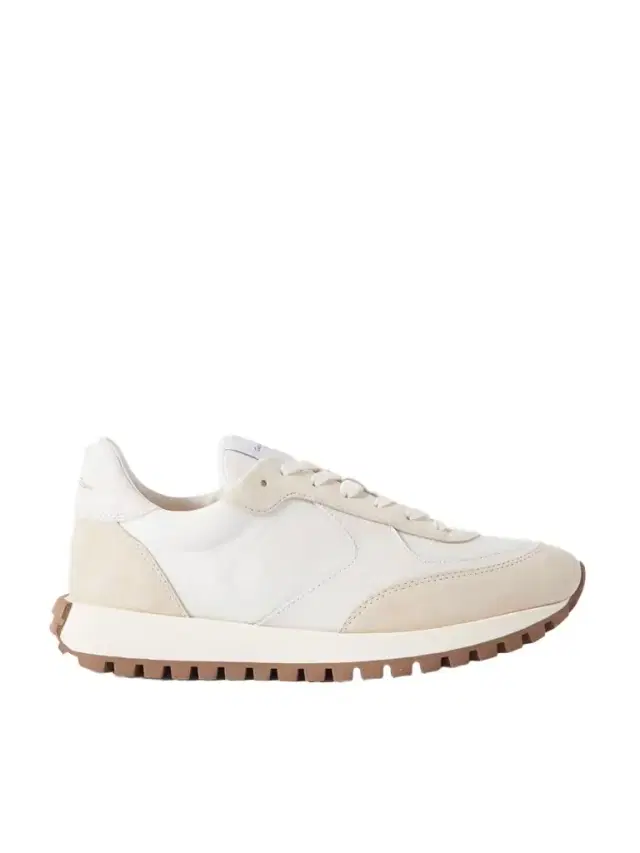 Gianvito Rossi Gravel Suede, Leather And Shell Sneakers