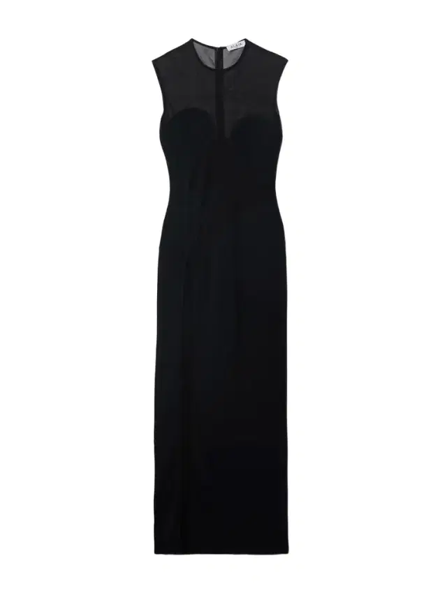 Alaïa Silk-trimmed Stretch-knit Maxi Dress
