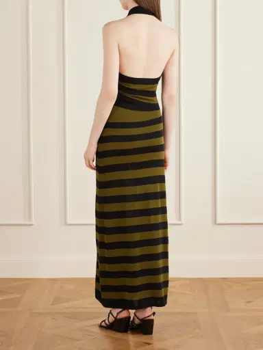 Proenza Schouler Fran Striped Cotton-knit Midi Dress | Thumbnail 3