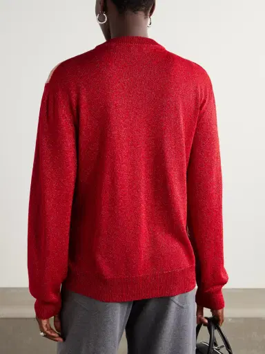 BODE Two-tone Lamé Cardigan | Thumbnail 4
