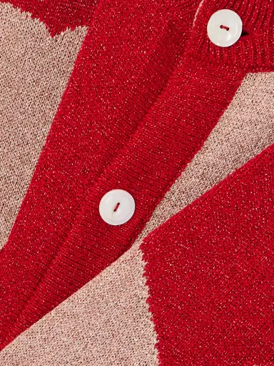 BODE Two-tone Lamé Cardigan | Thumbnail 5