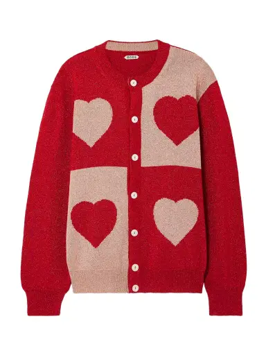 BODE Two-tone Lamé Cardigan | Thumbnail 1
