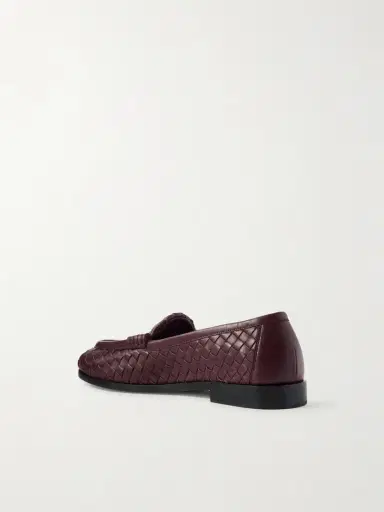 Bottega Veneta Silenzio Intrecciato Leather Loafers | Thumbnail 3 Bottega Veneta Silenzio Intrecciato Leather Loafers | Thumbnail 3