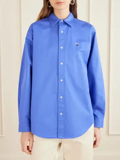 Aimé Leon Dore Logo-embroidered Cotton-poplin Oversized Shirt | Thumbnail 3