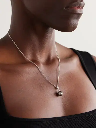Mikimoto 18-karat White Gold, Diamond And Pearl Necklace | Thumbnail 2