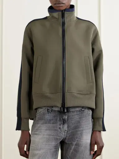 Sacai Pleated Tech-jersey Blouson Jacket | Thumbnail 3