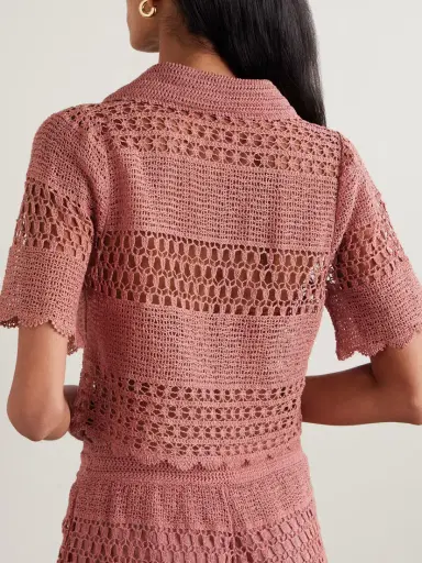Zimmermann Wanderlust Sun Crocheted Cotton-blend Top | Thumbnail 3