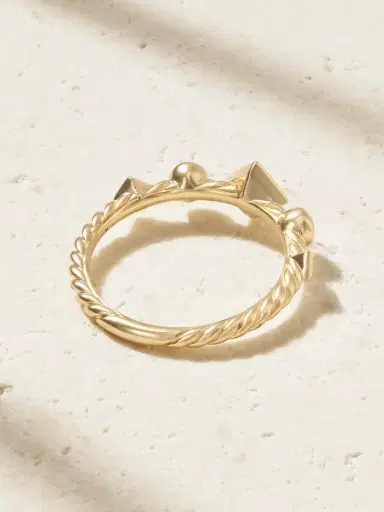 David Yurman Petite Modern Renaissance 18-karat Gold Diamond Ring | Thumbnail 3 David Yurman Petite Modern Renaissance 18-karat Gold Diamond Ring | Thumbnail 3