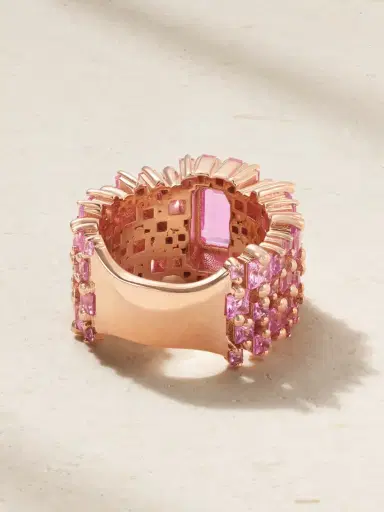 Suzanne Kalan 18-karat Rose Gold, Sapphire And Diamond Ring | Thumbnail 3 Suzanne Kalan 18-karat Rose Gold, Sapphire And Diamond Ring | Thumbnail 3
