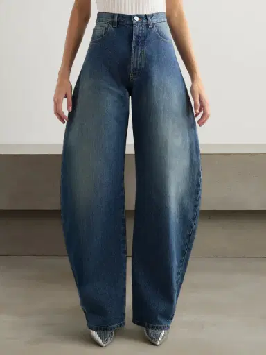 Alaïa High-rise Barrel-leg Jeans | Thumbnail 3 Alaïa High-rise Barrel-leg Jeans | Thumbnail 3
