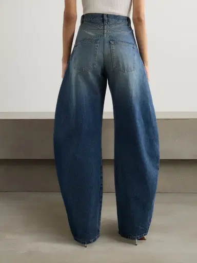Alaïa High-rise Barrel-leg Jeans | Thumbnail 4 Alaïa High-rise Barrel-leg Jeans | Thumbnail 4