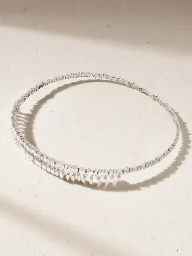 18-karat White Gold Diamond Necklace