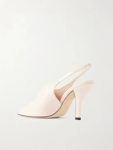 TOTEME Glossed-leather Slingback Sandals | Thumbnail 3