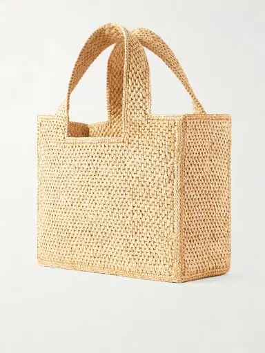 Loewe + Paula's Ibiza Embroidered Raffia Tote | Thumbnail 3