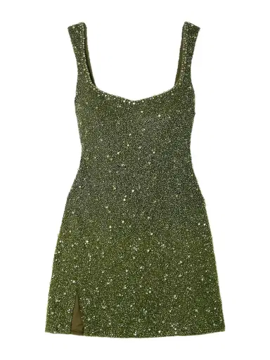 Clio Peppiatt Embellished Stretch-tulle Mini Dress | Thumbnail 1 Clio Peppiatt Embellished Stretch-tulle Mini Dress | Thumbnail 1