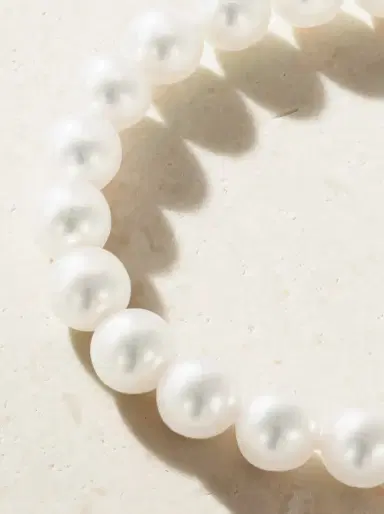 Mikimoto 18-karat White Gold Sapphire, Diamond And Pearl Bracelet | Thumbnail 5