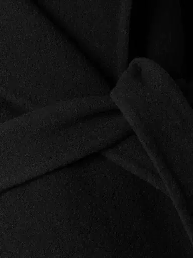 Alaïa Hooded Belted Wool Coat | Thumbnail 4