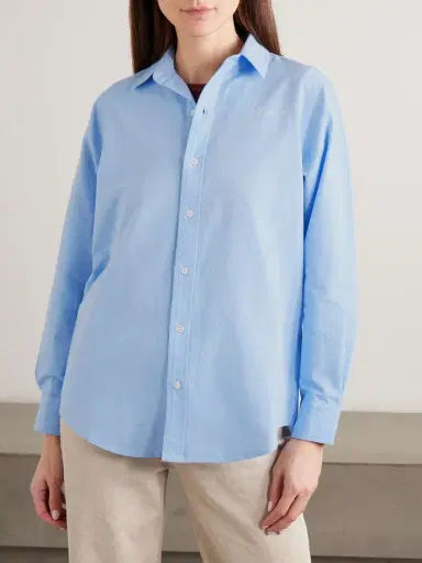 Mother The Bestie Embroidered Cotton Shirt | Thumbnail 3