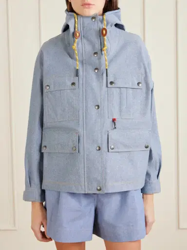 Moncler Grenoble Beziers Padded Denim Jacket | Thumbnail 3