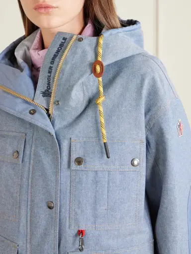 Moncler Grenoble Beziers Padded Denim Jacket | Thumbnail 5