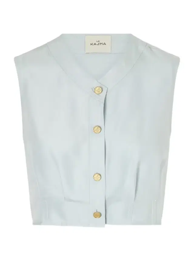 Haima V Neck Silk Top